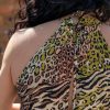 Leopard Print Halter Neck Dress - Image 9
