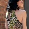 Leopard Print Halter Neck Dress - Image 8
