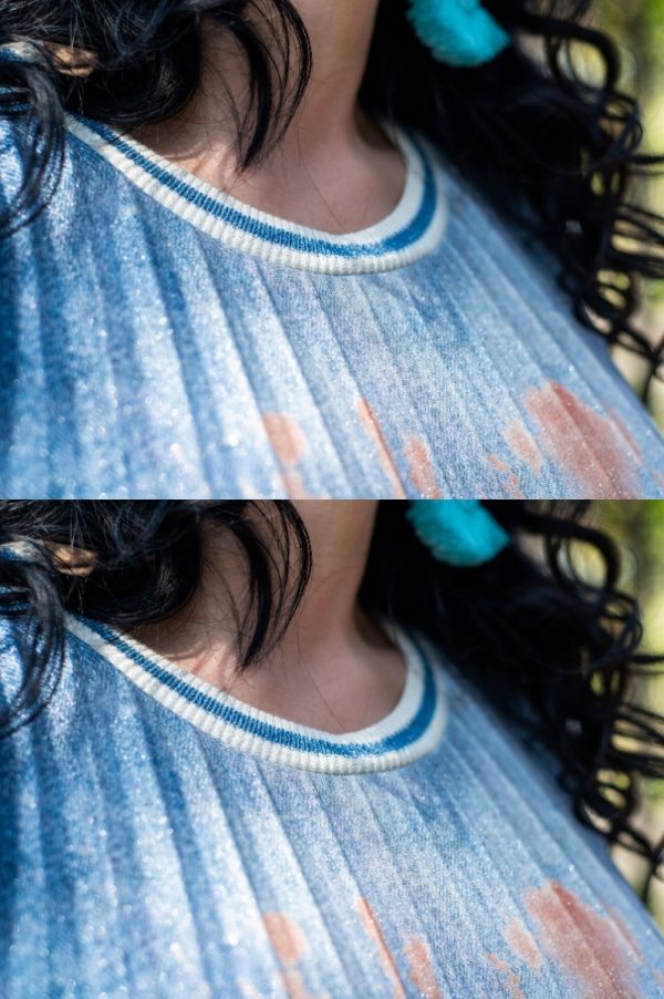 Blue Pleated Dress - Image 5