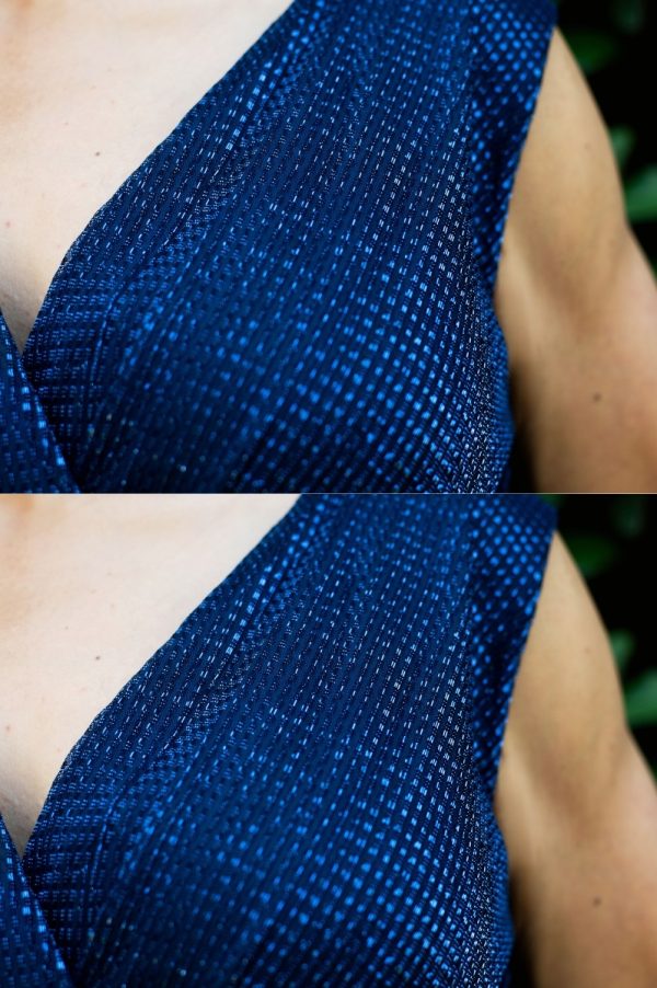 Glamour Navy Dress - Image 3