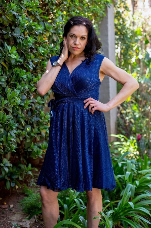 Glamour Navy Dress - Image 2