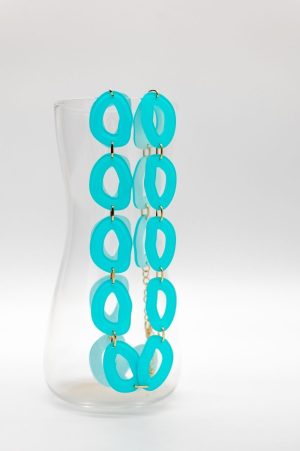 Turquoise Circle Necklace
