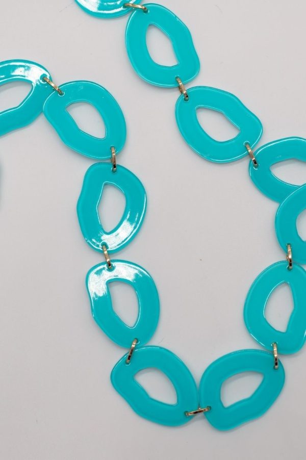 Turquoise Circle Necklace - Image 2