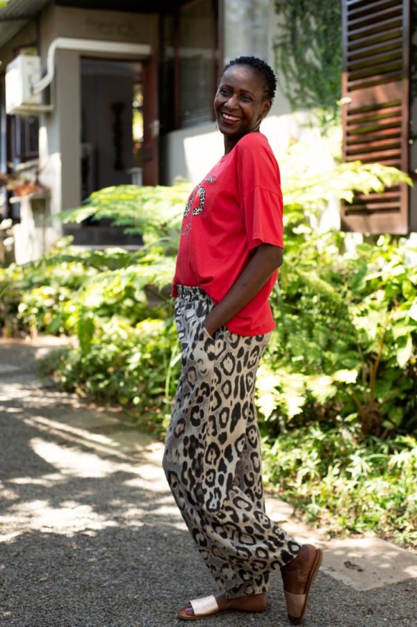 Leopard Floaty Wide Leg Pants - Image 3