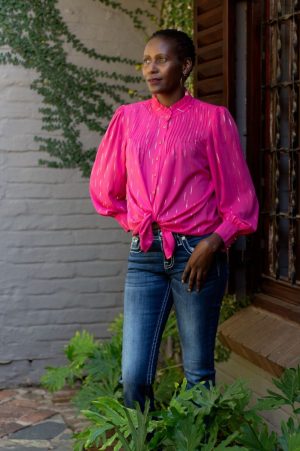 Fuchsia Long Sleeve Top