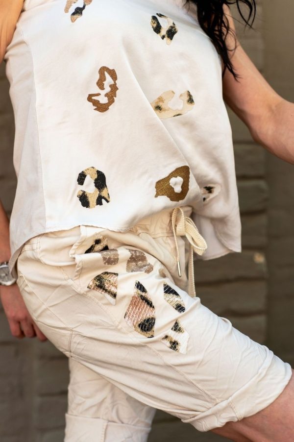 Cheetah Foil Print Top - Image 2