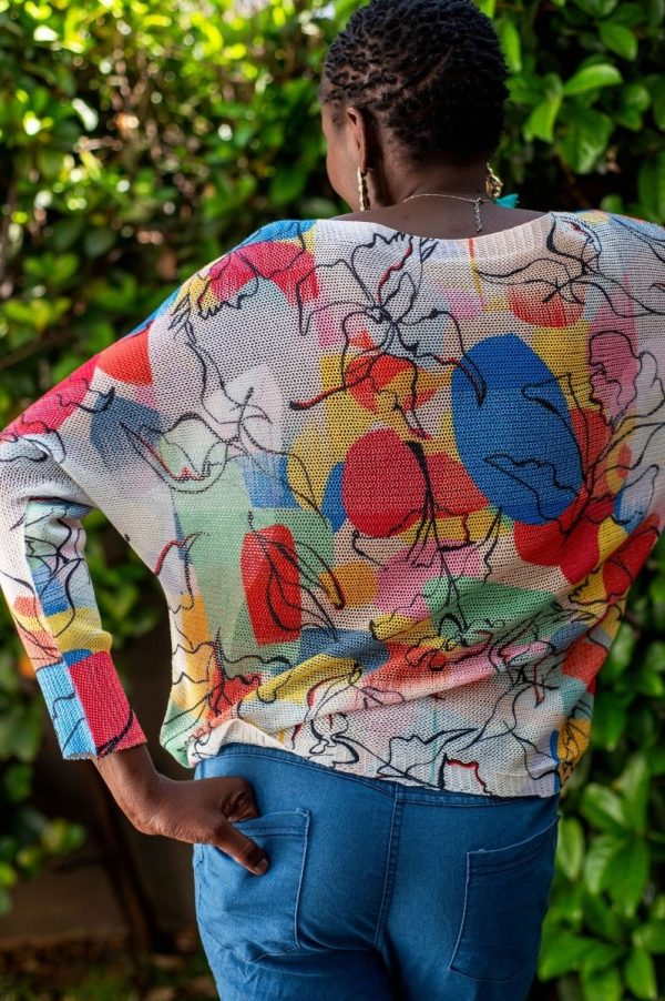 Colourful Wide Knit Print - Image 4
