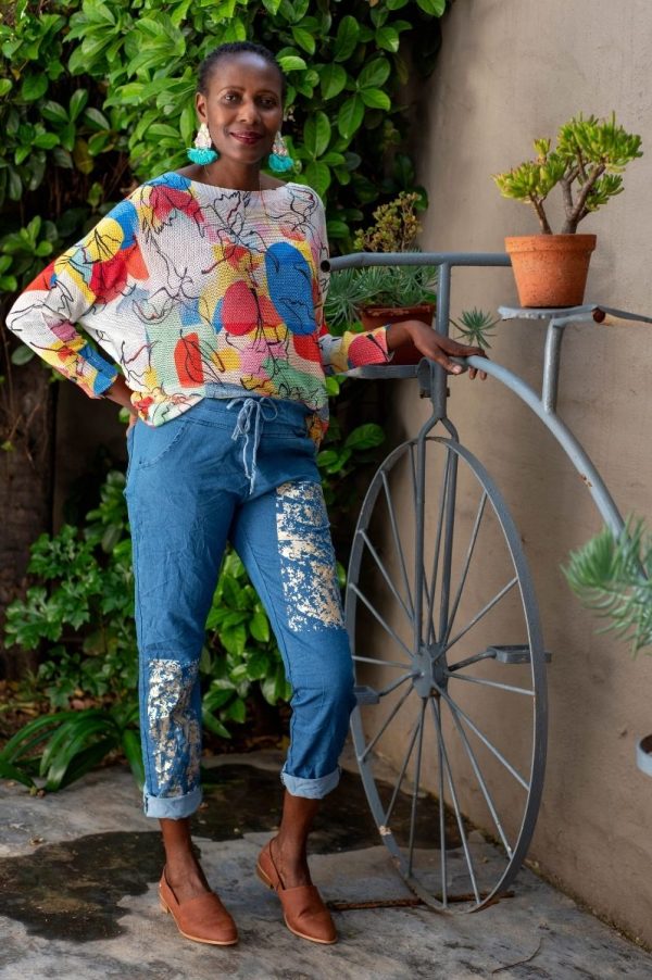 Colourful Wide Knit Print - Image 3