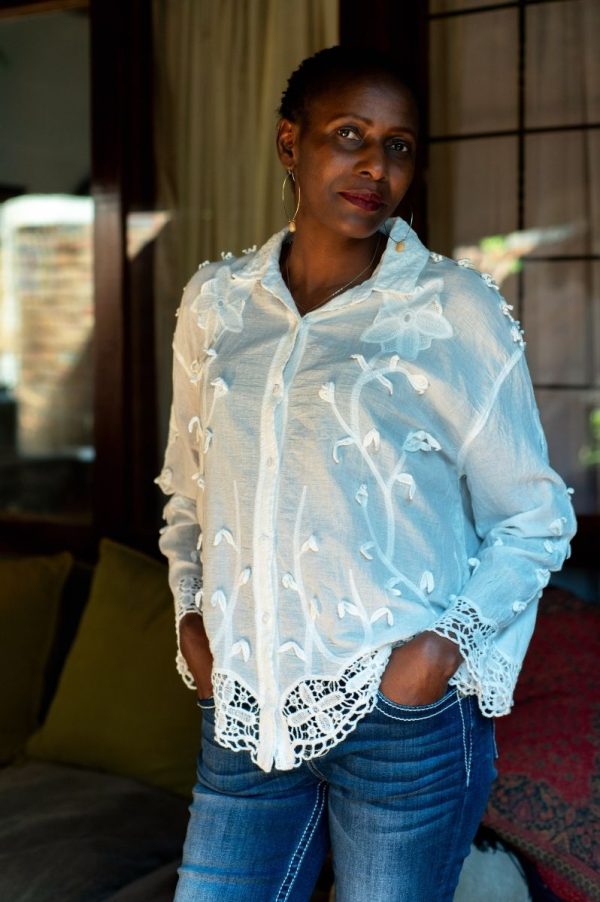 White Embroidery Top - Image 2