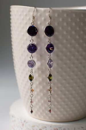 Sterling Silver Chakras Earrings
