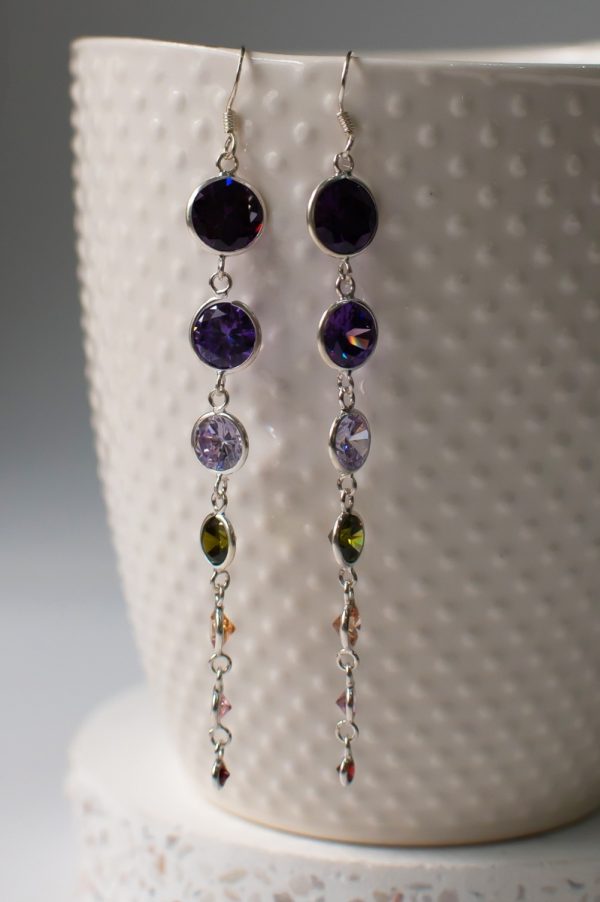 Sterling Silver Chakras Earrings