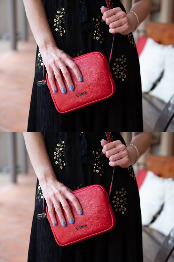 Red Mini Leather Bag - Image 2