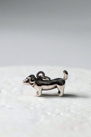 Sterling Silver Dachshund Pendant