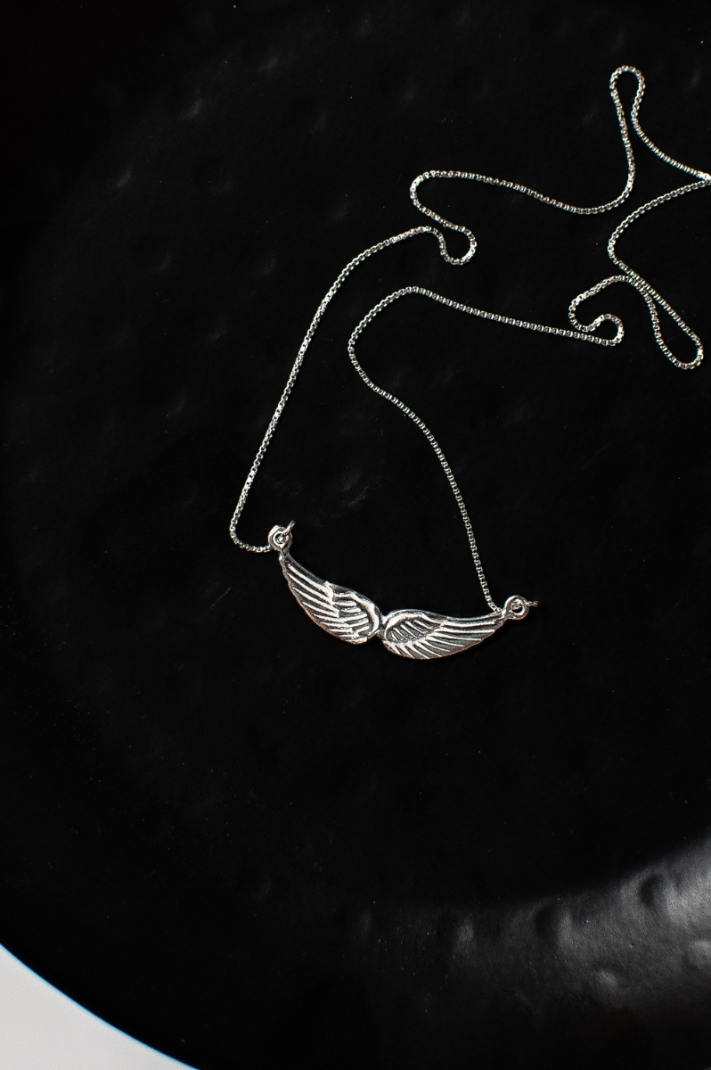 Sterling Silver Angel Wings Necklace Sterling Silver Angel Wings Necklace
