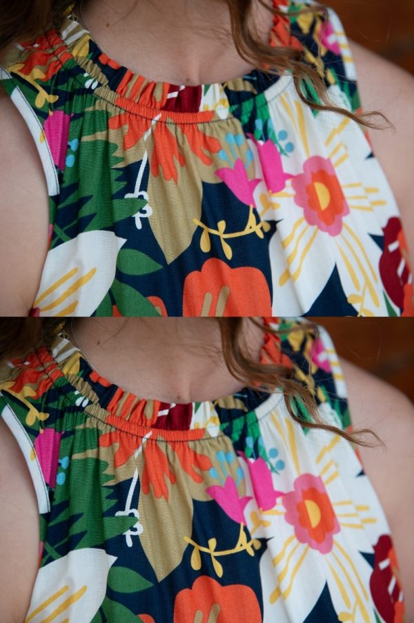 Floral Print High Neck Midi Dress - Image 8