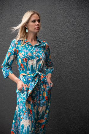 Jungle Turquoise Dress