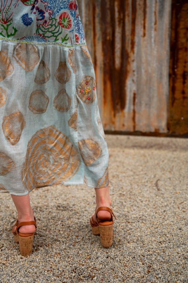 Golden Bloom Maxi Dress - Image 8