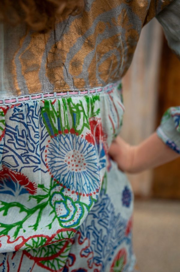 Golden Bloom Maxi Dress - Image 7