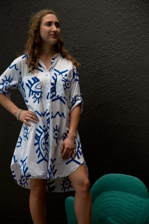 Mystic Gaze Shirt Dress