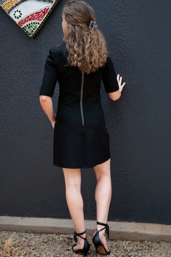 Black Glamour Dress - Image 8