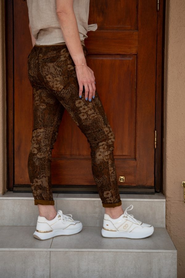Leopard Bloom Reversible Jeans - Image 6