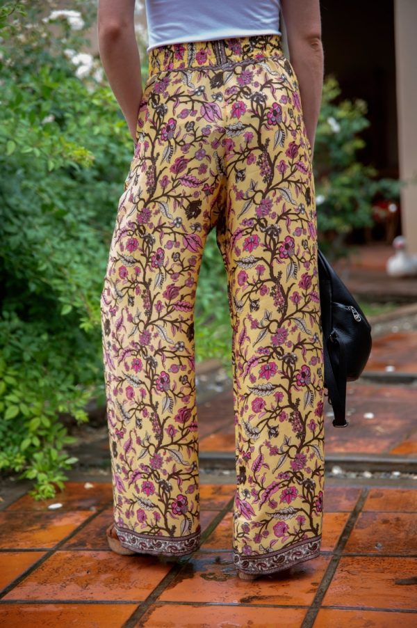 Spring Bouquet Wide Patch Pocket Pants - Image 4