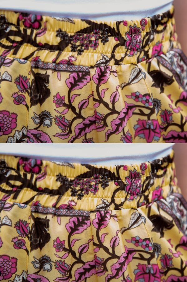 Spring Bouquet Wide Patch Pocket Pants - Image 3