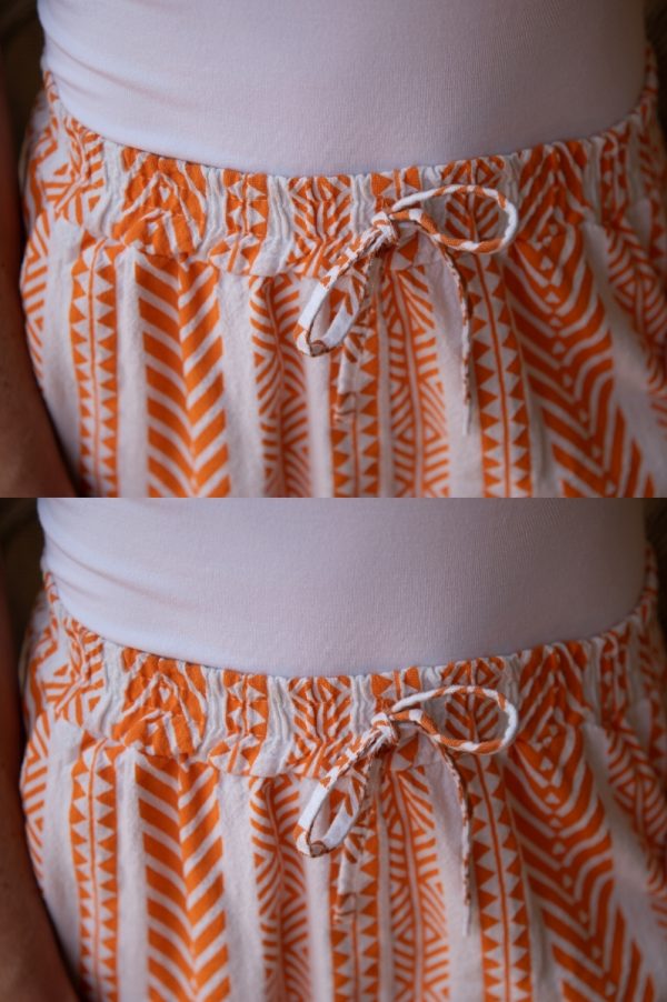 Orange Abstract Shorts - Image 6