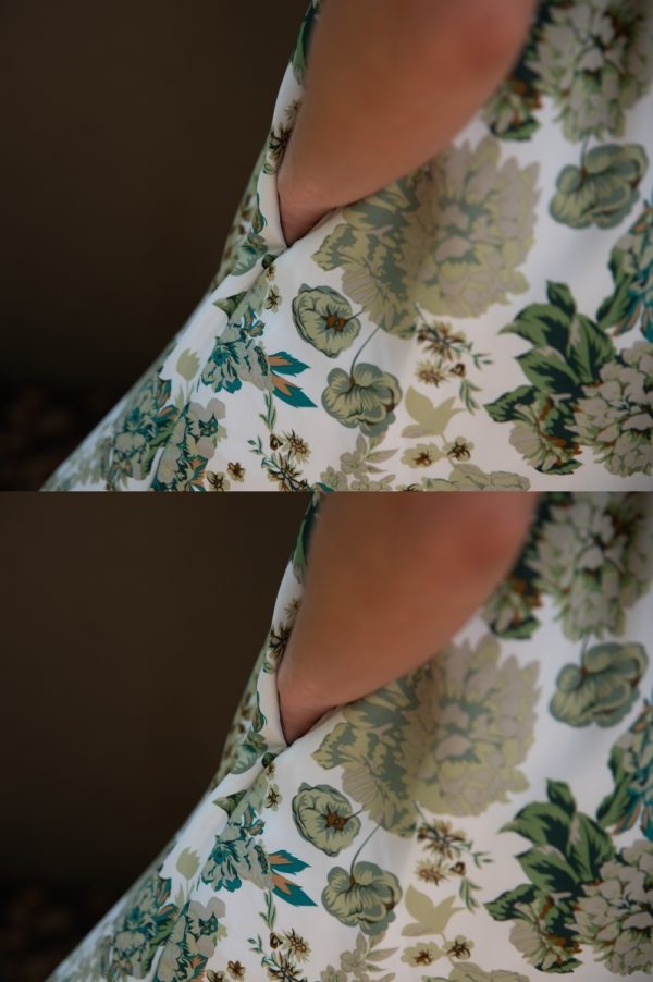 Green Floral Midi Dress - Image 3