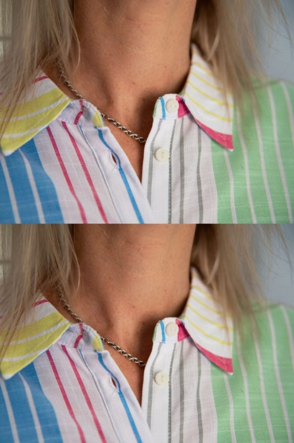 Striped Three Quarter Sleeve Top - Image 3