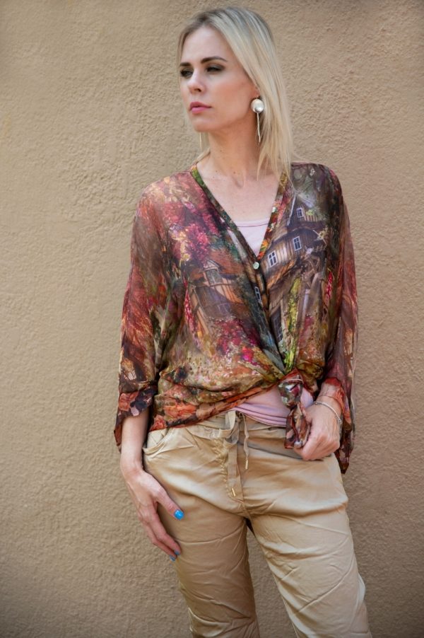 Art Tuscany House Silk Top - Image 6