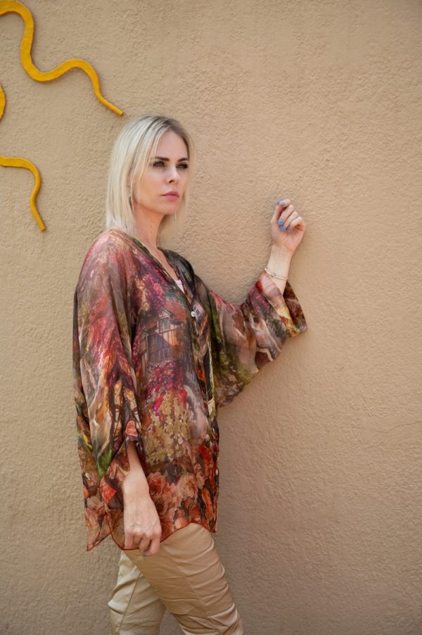 Art Tuscany House Silk Top - Image 4