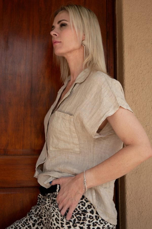 Natural Linen Top - Image 2