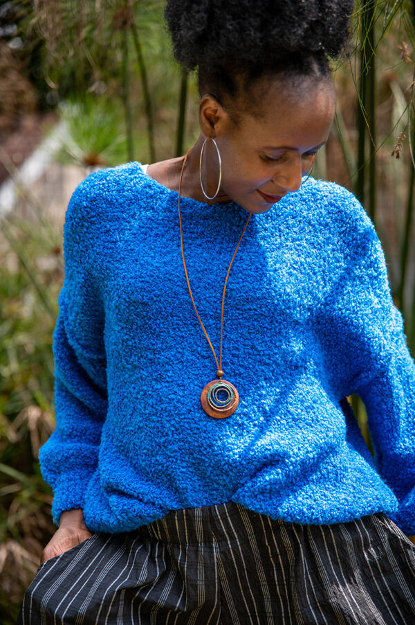 Blue Serenity Knit top - Image 4