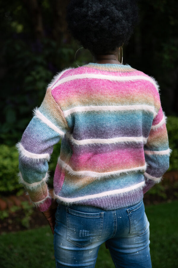 Pastel stripe knit - Image 2